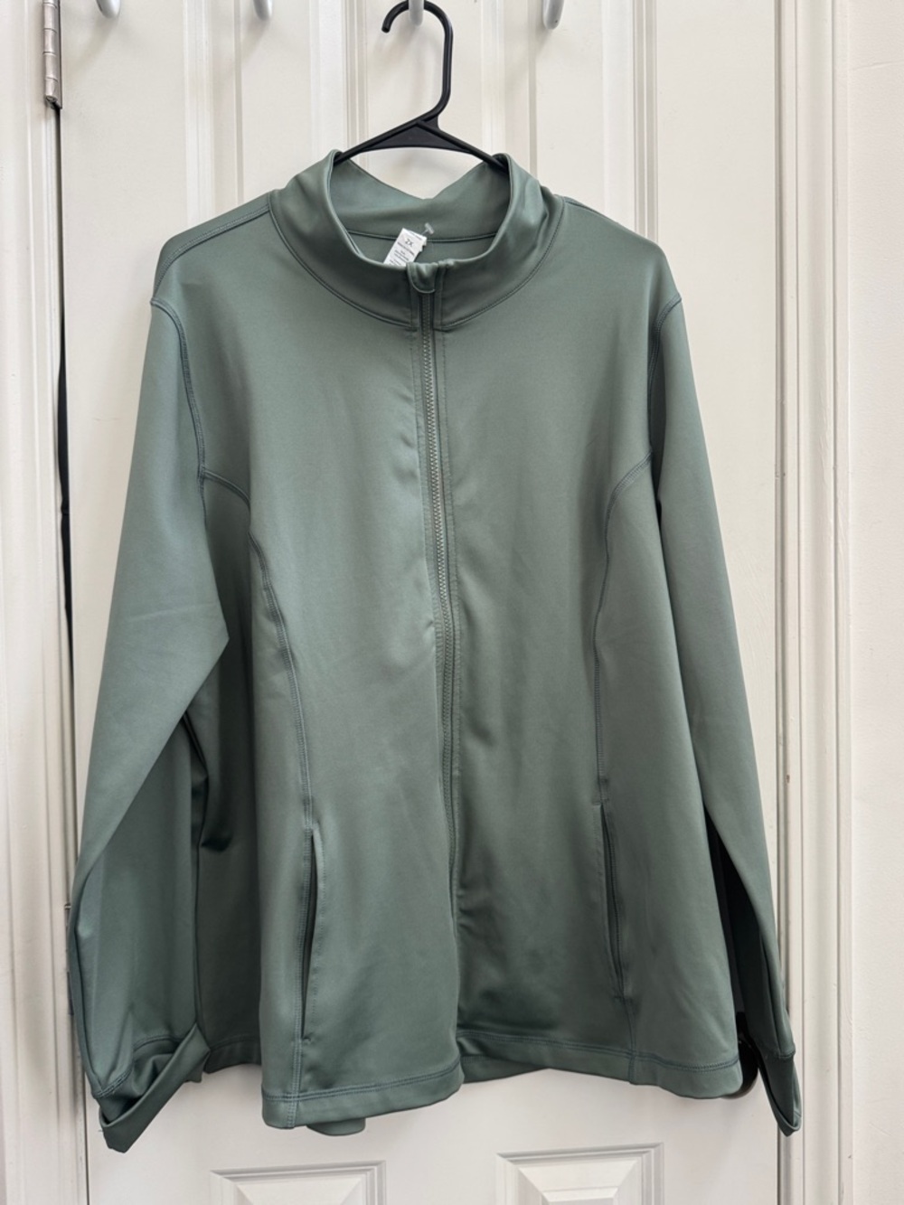 Velocity Sage Green Full-Zip Jacket